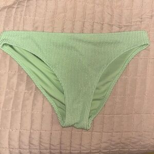 Green bikini swim bottoms
